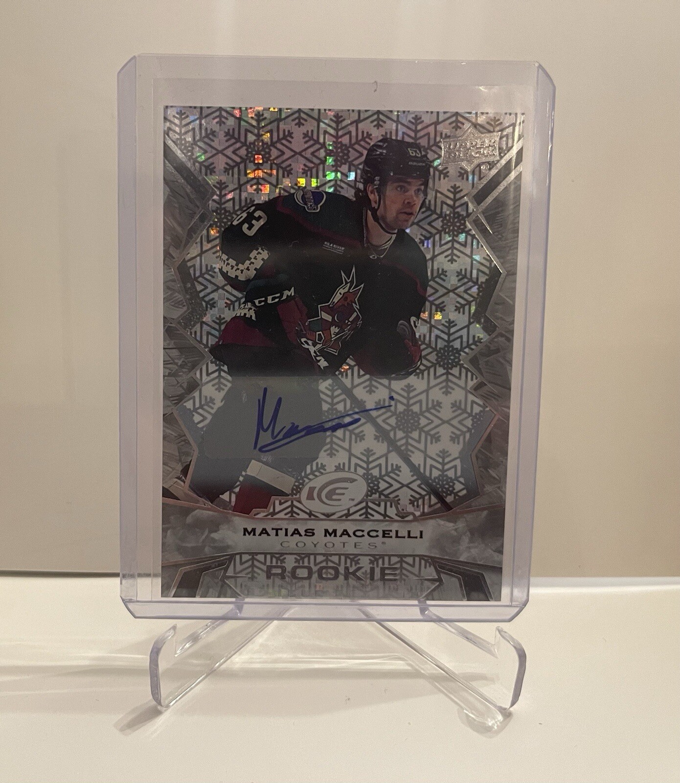 202223 Upper Deck Ice Rookies White Snowflake Autographs 120 Matias