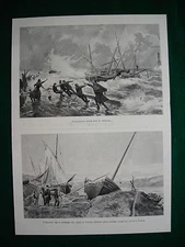 In 1897 the hurricane in the Gulf of Naples - effects of the storm