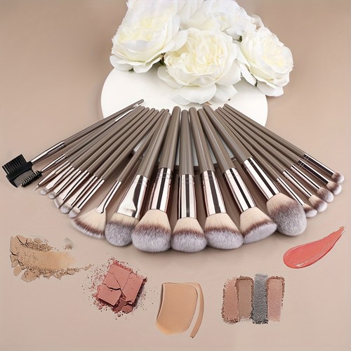 15/20PCS Professional Makeup Brush Set Foundation Blusher Cosmetic Make-up Brush - Picture 3 of 14