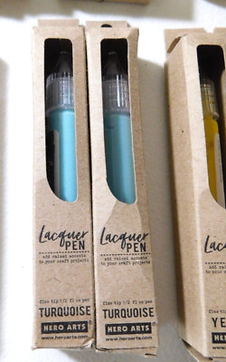 Hero Arts Lacquer Pen Water-Based Acrylic Resin Fine Tip Archival Accents Choice