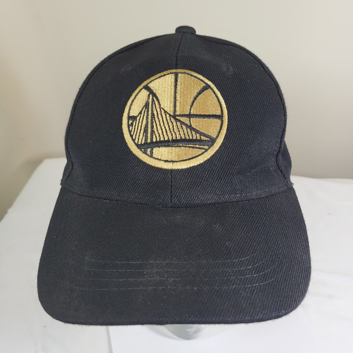 Golden State Warriors basketball Black Patch Trucker Hat IMG_0430.jpg?v=1699753733&  main image 3