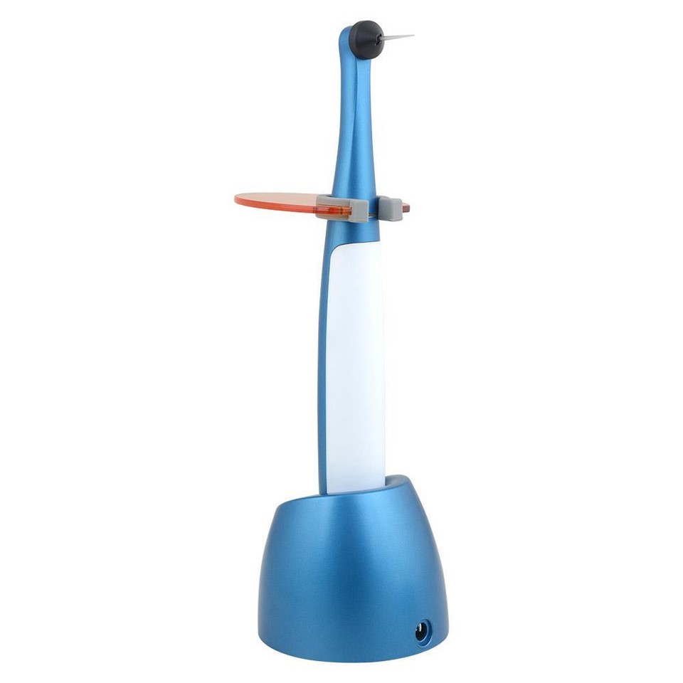 Cordless Blue Dental Curing Light 2500mW High Power Seven Lenses 385nm