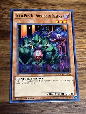 Yugioh! Tour Bus To Forbidden Realms - MAGO-EN078 - Rare - 1st Edition Near Mint