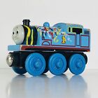 Thomas the Train Happy Birthday Tank Engine Wooden Railway Rare Blue #1