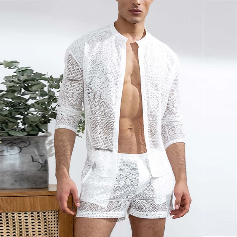 Lace shop men shorts