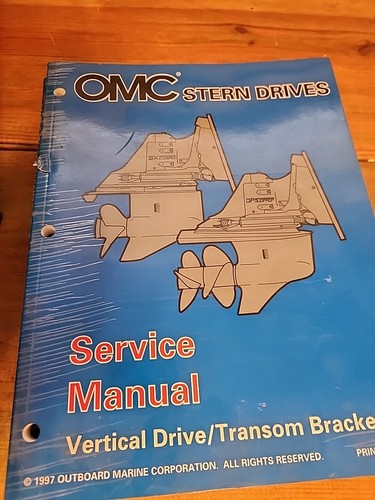 OMC Stern Drive "BY" 1998 5 libros manual de servicio conjunto P/N 501197 - Imagen 6 de 10