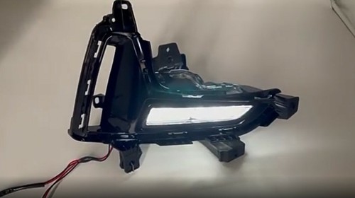 A PAIR For 2022 KIA Carnival LED FRONT BUMPER FOG LAMP KIT DAYTIME RUNNING LIGHT - Picture 7 of 9