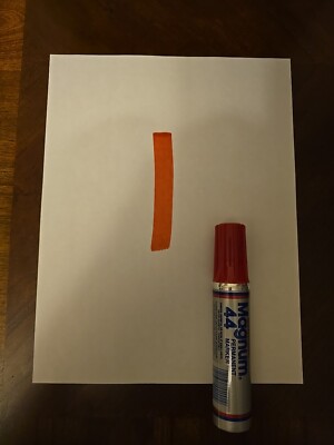 Vintage SANFORD Magnum 44 Permanent Marker Red #44002