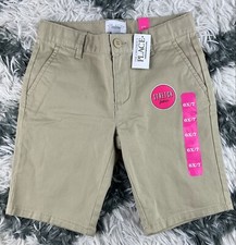 NWT The Children's Place Girls Bermuda Shorts Size 6x/7 Stretch Beige