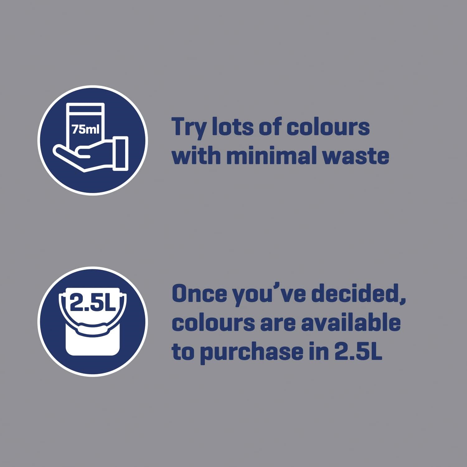 Johnstone's 303975 Paint Tester Pots Wall & Ceiling Paint Burnt