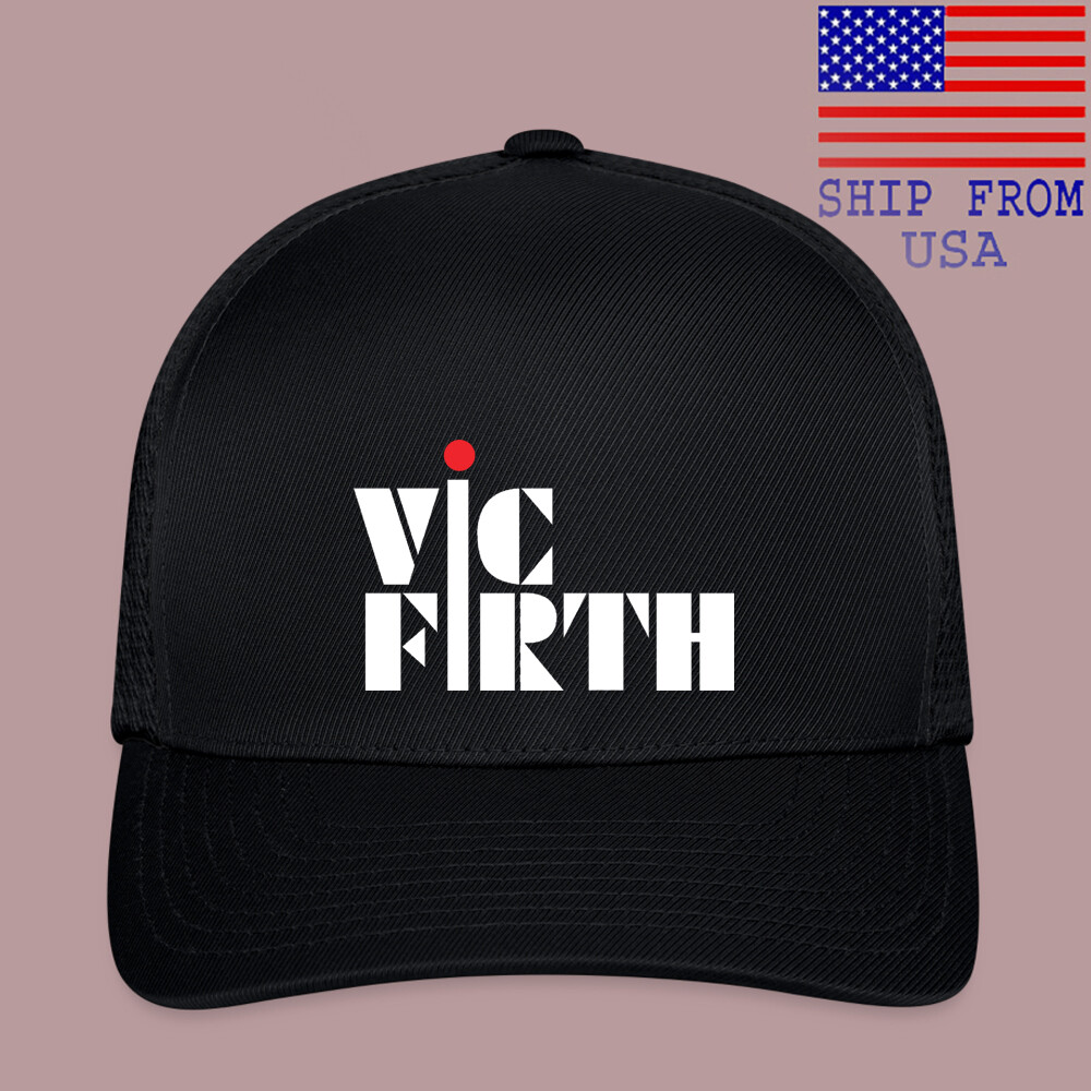Vic Style Cap Vic Firth Drums Cymbals Black Baseball Cap Hat Adult Size S/M & L/XL | eBay