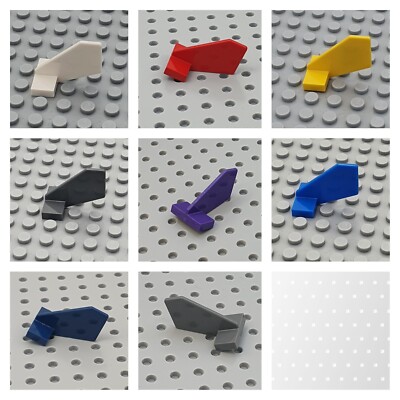 LEGO  4x Heckflügel Ruder Finne Basic Brick 2x3x2 44661 - Farbe wählen
