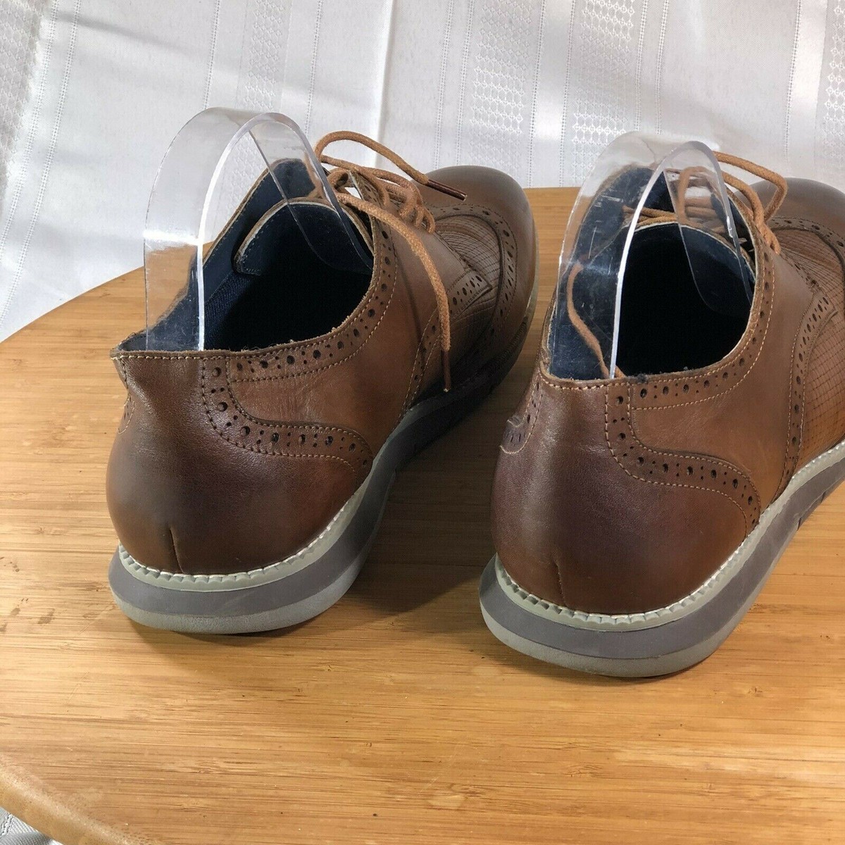 Vintage Foundry Co Men Size 12 Leather Shoes Oxford brown  display picture 1