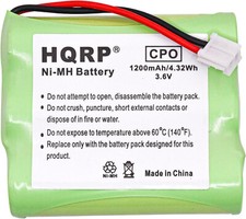 HQRP 1200mAh Phone Battery for GE 27957, 27958, 27996, 27998, TC25861, 27831