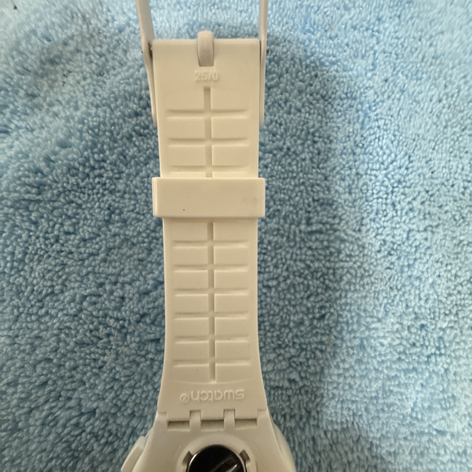 SWATCH CHRONO PLASTIC " BASIC WHITE "   Very CLEAN - image 11