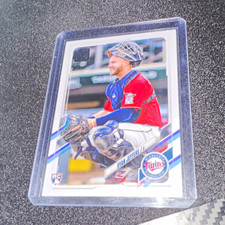 Topps 2021 Ryan Jeffers Rookie RC #552 Baseball Card - Minnesota Twins. rookie card picture