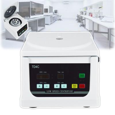 110V TD4C Lab PRP Low-speed Electric Centrifuge Serum Fat Separator 8*15ML