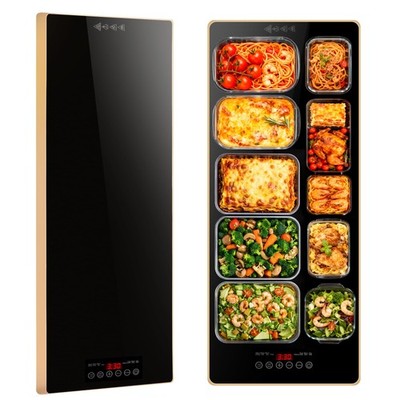 Warming Tray Extra Large 36''x16'' Food Warming Mat with Storage Bag, 9 Temp Mo...