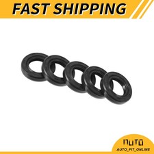 Oil Seal Seal Ring Rotary Shaft Seal NBR Rubber 15x25x5mm Black