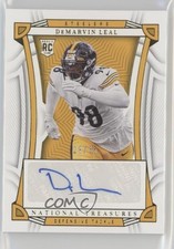 2022 Panini National Treasures Rookie Signatures Gold /35 DeMarvin Leal Auto 3hd