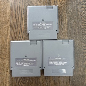 Nintendo NES Lot of 3 - Galaga, MLB, Time Lord