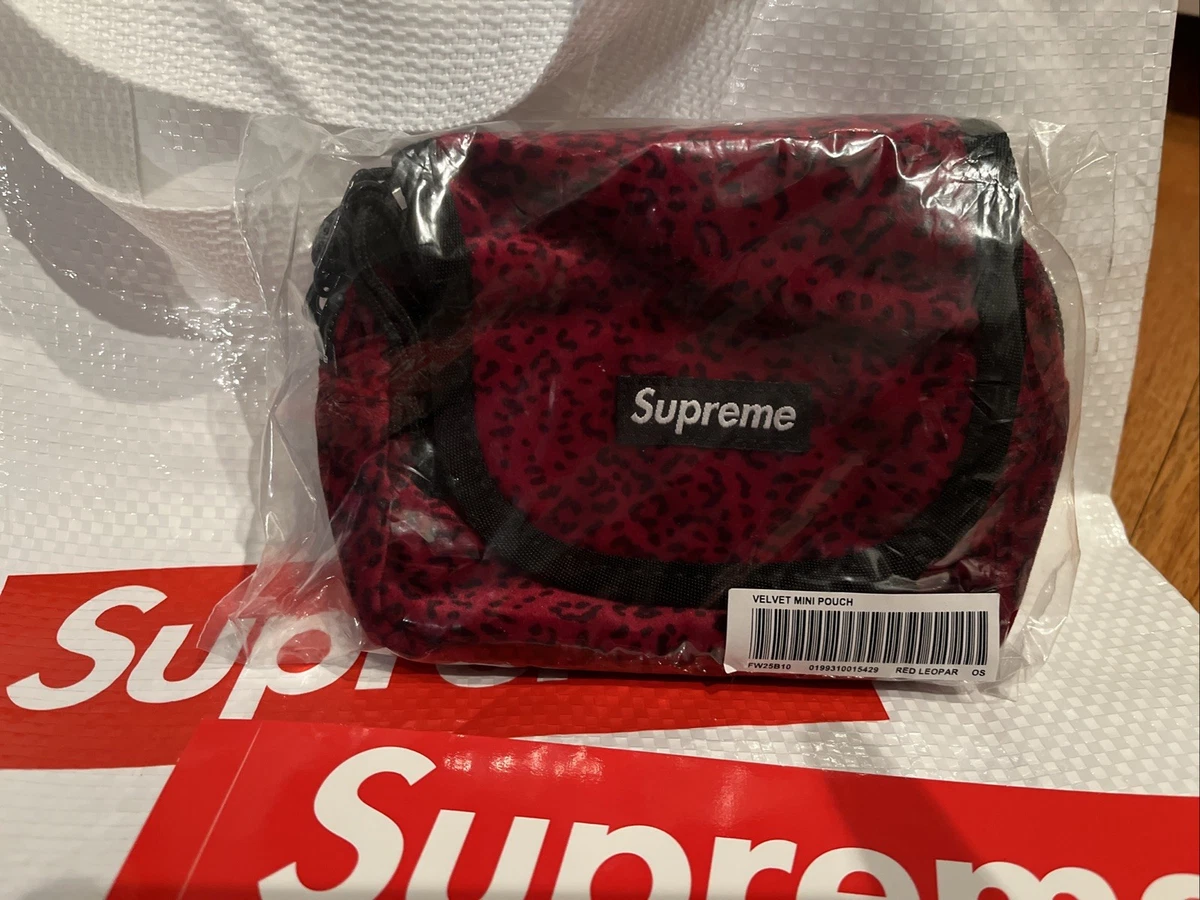 Supreme Velvet Mini Pouch (FW25) - $36 Supreme Velvet Mini Pouch