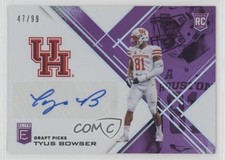 2017 Panini Elite Draft Picks Aspirations Purple 47/99 Tyus Bowser #272 Auto 0f6