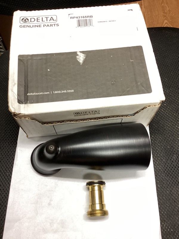 DELTA RP43165RB TUB SPOUT (NON DIVERTER) Rubbed bronze FREE SHIPPING