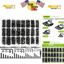 Comprehensive 1700-Pc Hex Screw and Bolt Kit: M2 M3 M4 M5 Durability Assured