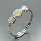 Unique jewelry Natural Opal Ring 925 Sterling Silver Size 8.5 /R474914