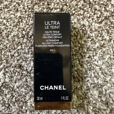 CHANEL ULTRA LE TEINT ULTRAWEAR FLAWLESS FINISH FOUNDATION BD11 NIB 1 oz