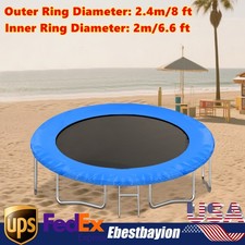 8ft Diameter PVC Trampoline Protection Cover Pad Trampoline Edge Springs Pad