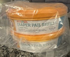 NEW Munchkin Diaper Pail Refills Lavender Scent 2 Pack And Scent Puck