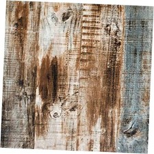 118''x17.7'' Wood Peel and Stick Wallpaper Blue Brown Wood 118" x 17.7"