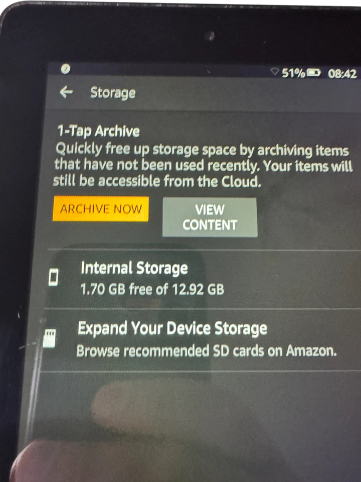 Amazon Fire 7 Tablet 5th Gen 16GB WiFi 7" Black – Great for Apps/Movies - Image 3 of 4
