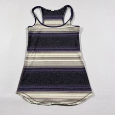 Lululemon Refresh Racer Racerback Tank Top Osaka Stripe Going Grape Purple Sz 2