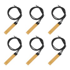 6pcs Heater Film Heating Plate 2.6W 3.7V Polyimide Adhesive Heat Pad 57mmx6mm