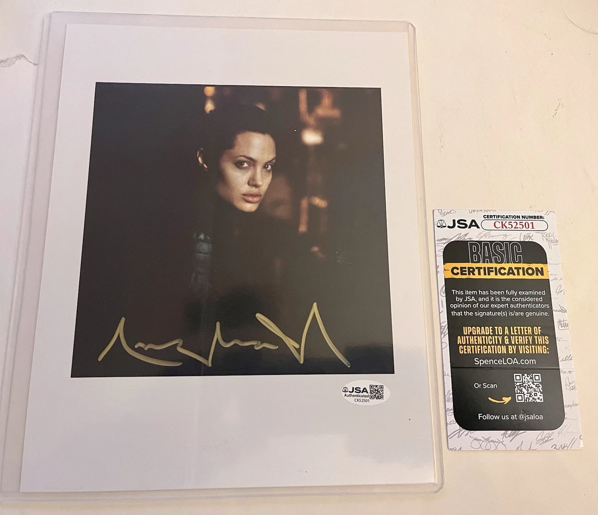 angelina jolie autograph products for sale | eBay