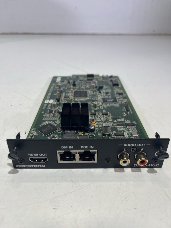 UNTESTED CRESTRON INPUT CARD DMC-4K-C FOR DM SWITCHES