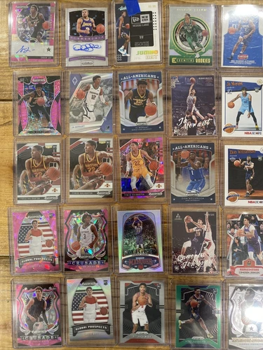 Mixed lot of NBA Rookie, AUTOs, Numbered Cards. Shai Rookie, Tatum, JA, Zion.