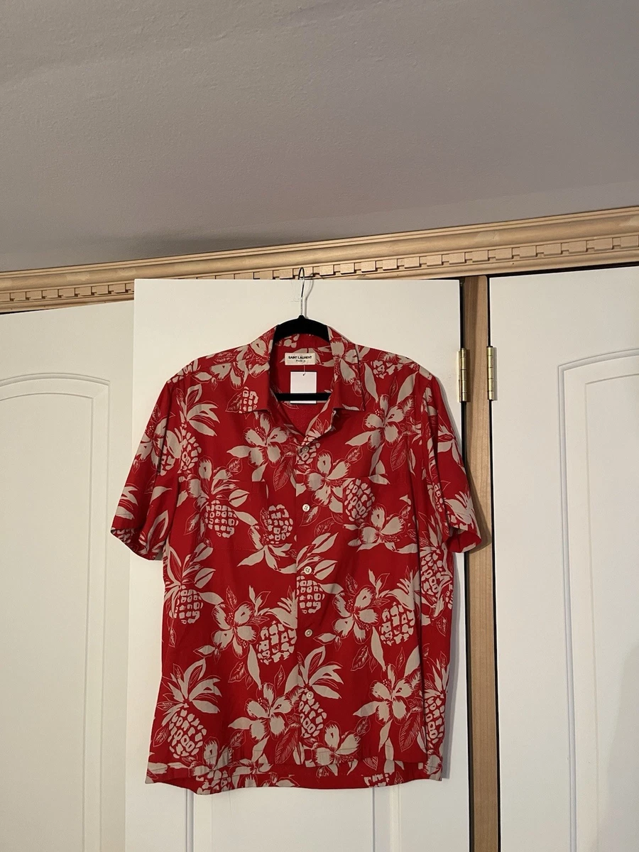 Saint Laurent Hawaiian Casual Button-Down Shirts for Men for sale