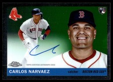 Carlos Narvaez Chrome Platinum 2025 Red Auto