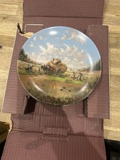 Seltmann Weiden Harvest Time Plate 1986 Christian Lückel No COA