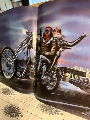 EASYRIDERS  BITE ME  DECEMBER 1982 DAVID MANN POSTER 