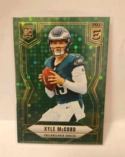 2025 Panini Donruss Elite Kyle McCord Green Disco Rookie RC #171 Eagles