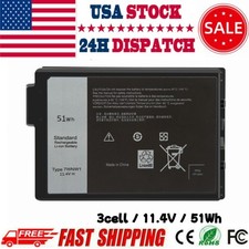 New 7WNW1 Laptop Battery For Dell Latitude 7424 5424 5420 Rugged Extreme 51Wh