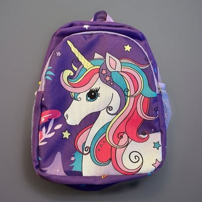 Unicorn Purple Small (12x10 Inch) Backpack