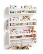 Nursery Book Shelves, Scalloped Shelves, Floating Book Shelves ... FAST USA SHIP