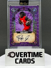 2023 Wild Card 5 Card Draw Rakim Jarrett Rookie Auto RC 3/4