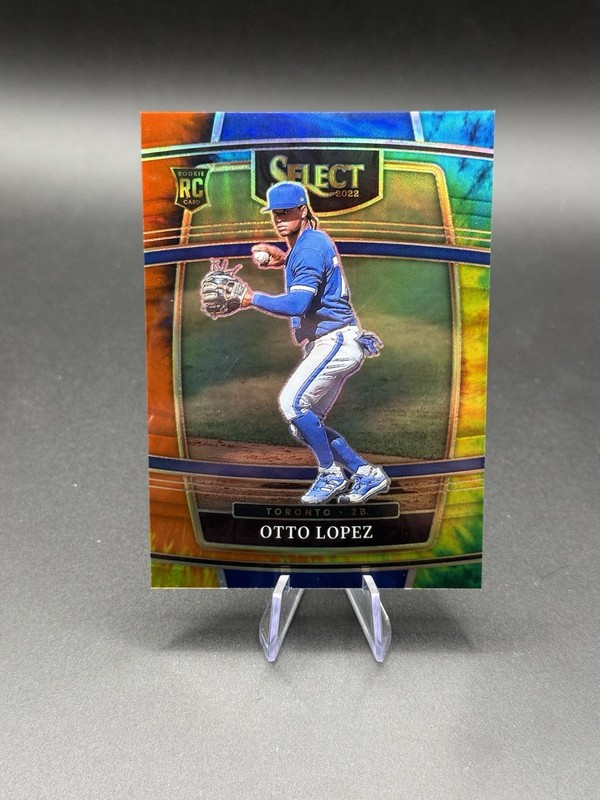 2022 Select Otto Lopez Tie Dye Prizm Rookie Refractor /20 #20